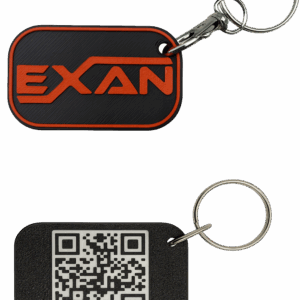 Dual-Function NFC + QR Keychain – Two Ways to Connect