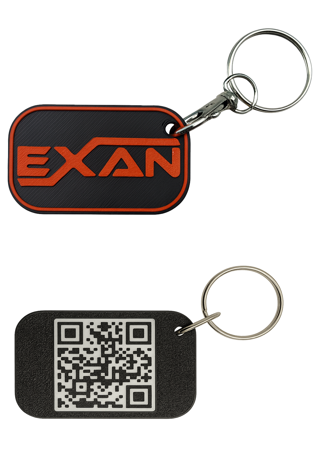 Dual-Function NFC + QR Keychain – Two Ways to Connect